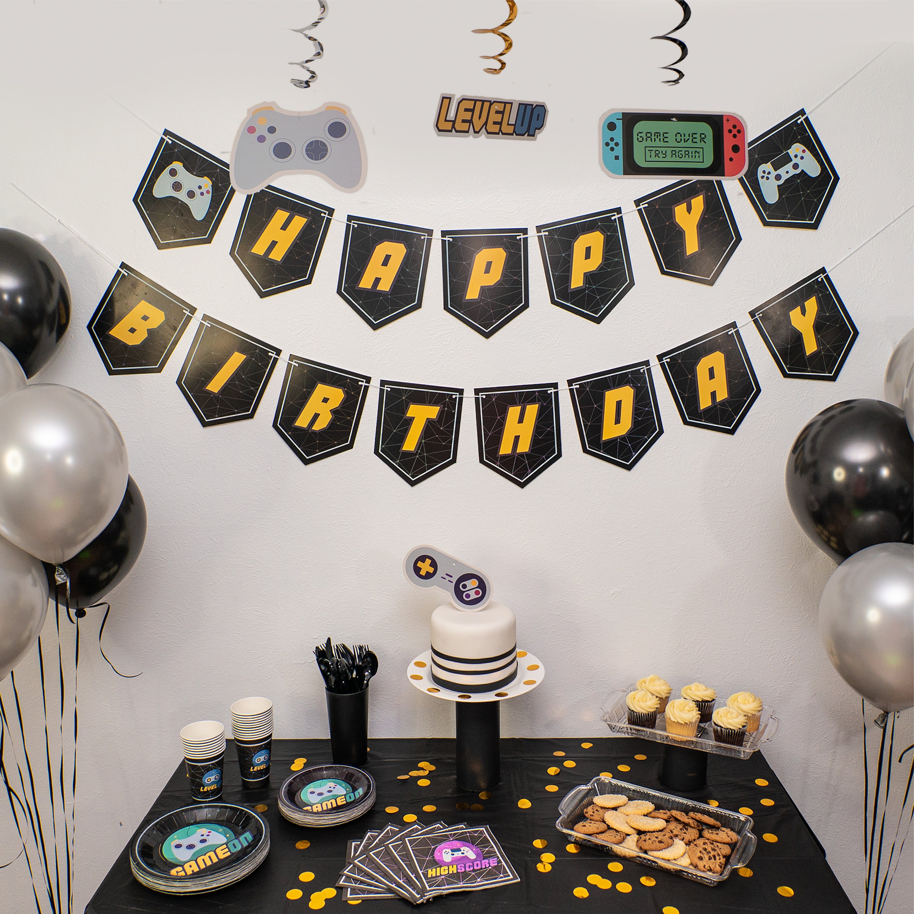 Video Game Party Supplies For Kids. Add To Your Gaming Party Etsy