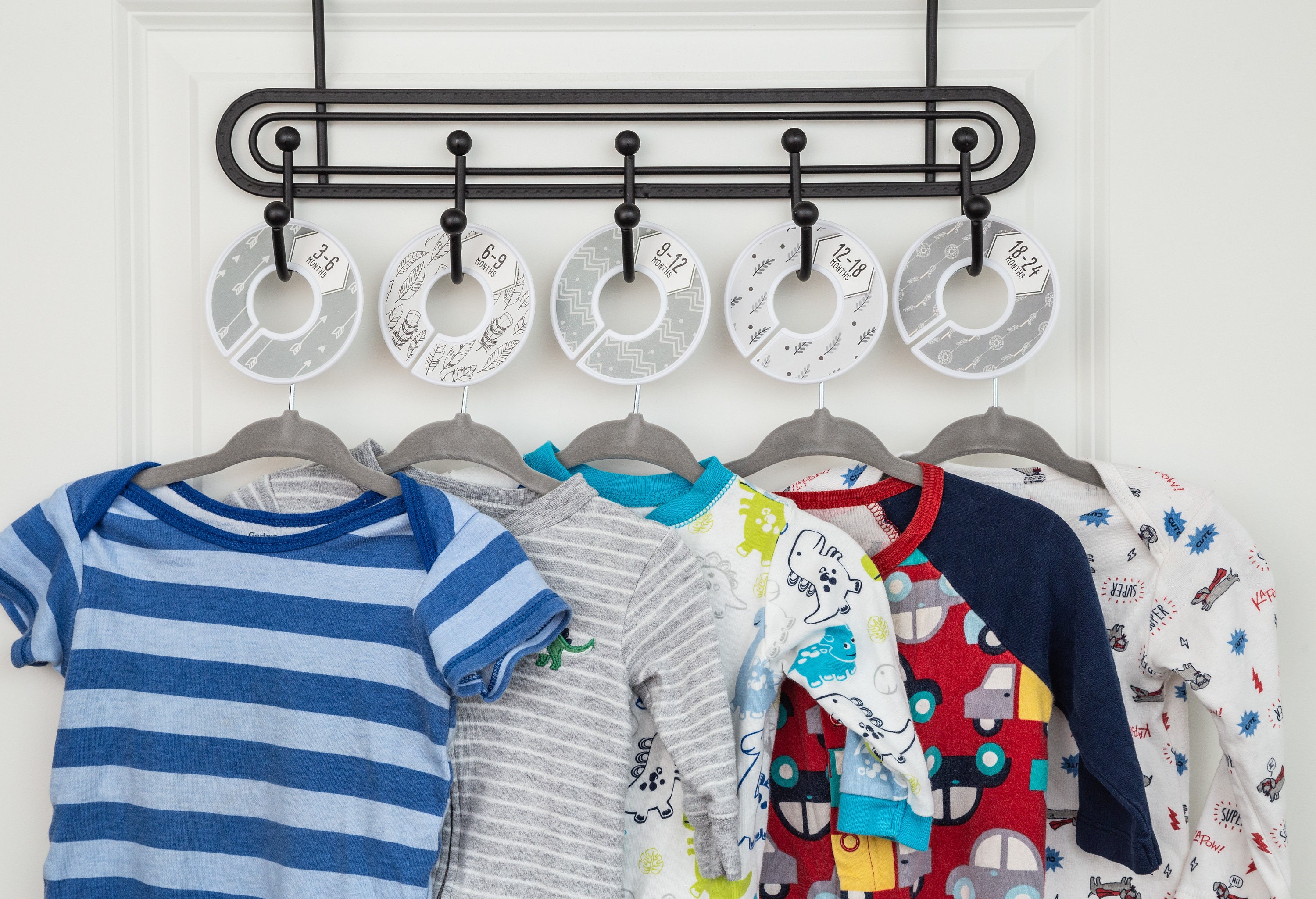 Unisex Baby Hangers and Closet Dividers Nursery Organizer Etsy