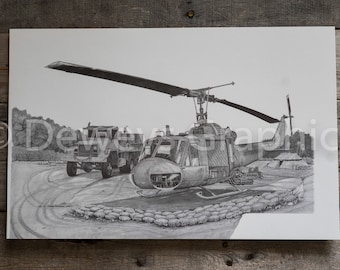 UH-1C Aviation Print