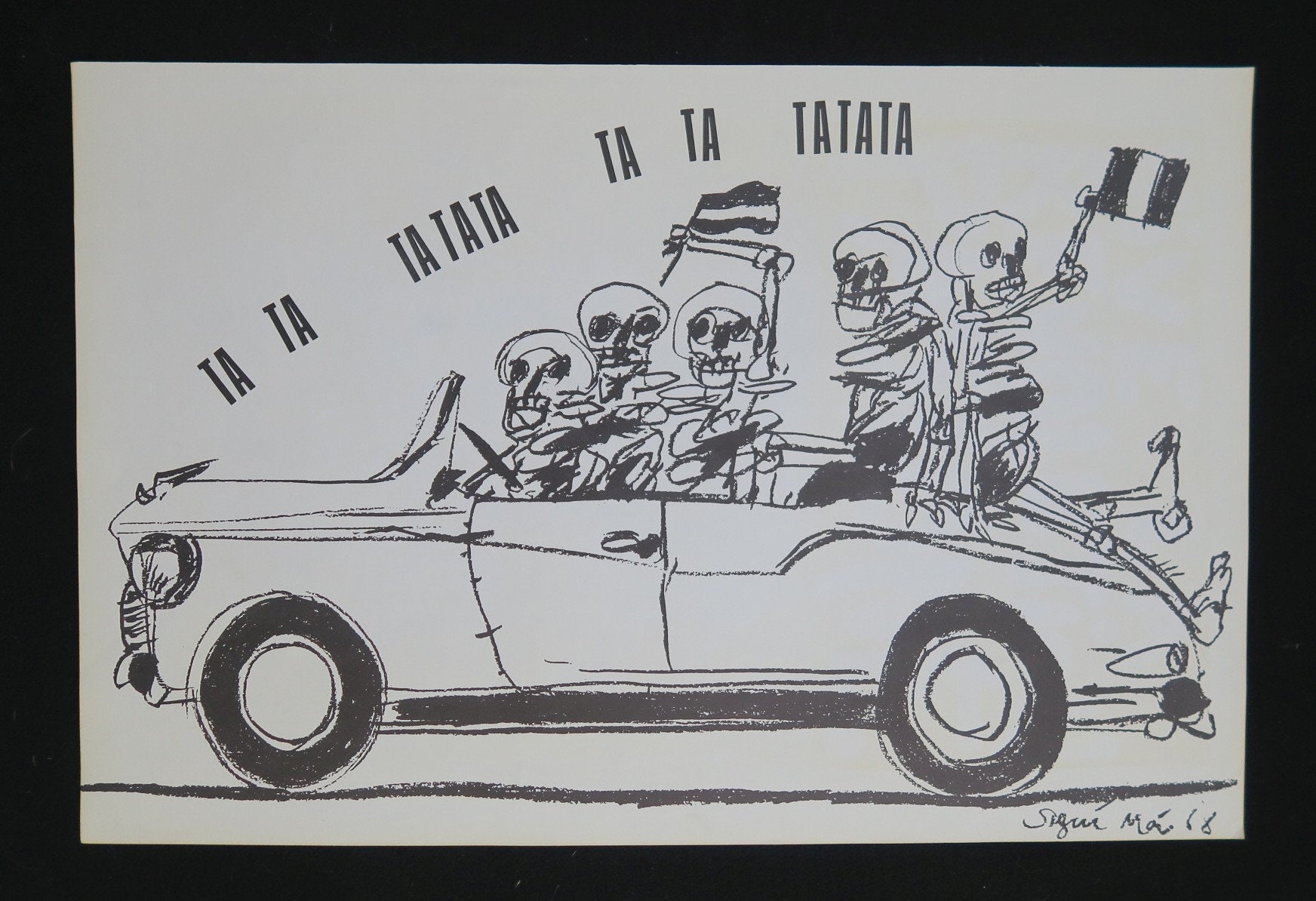 Affiche Mai 68 - Tata Ra Tata Poster May 1968