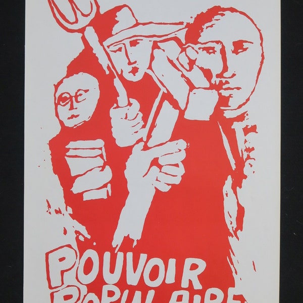 Poster May 68 - People's Power - poster May 1968