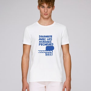 T-Shirt men may 1968 - solidarity with fishermen - limited edition - poster poster may 68