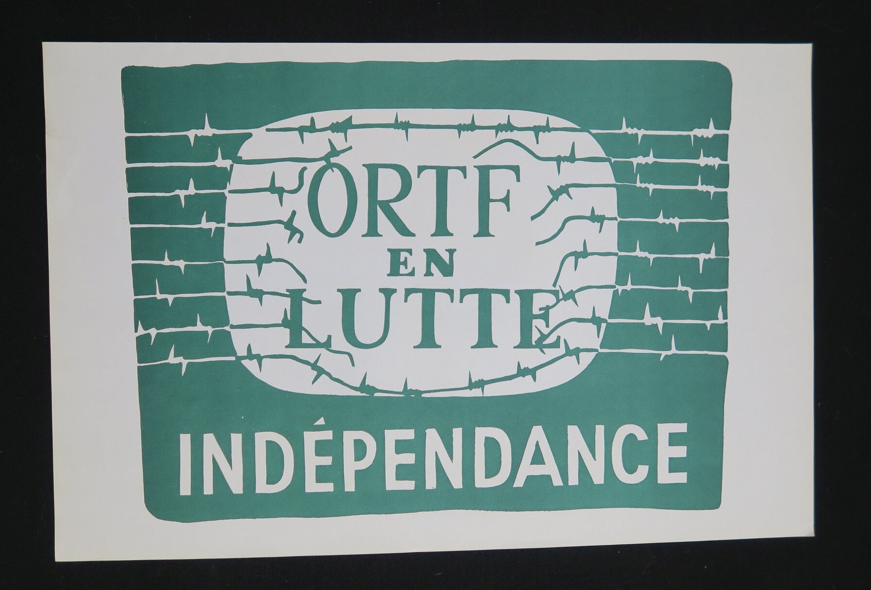 Affiche Mai 68 - Ortf en Lutte Indépendance Poster May 1968