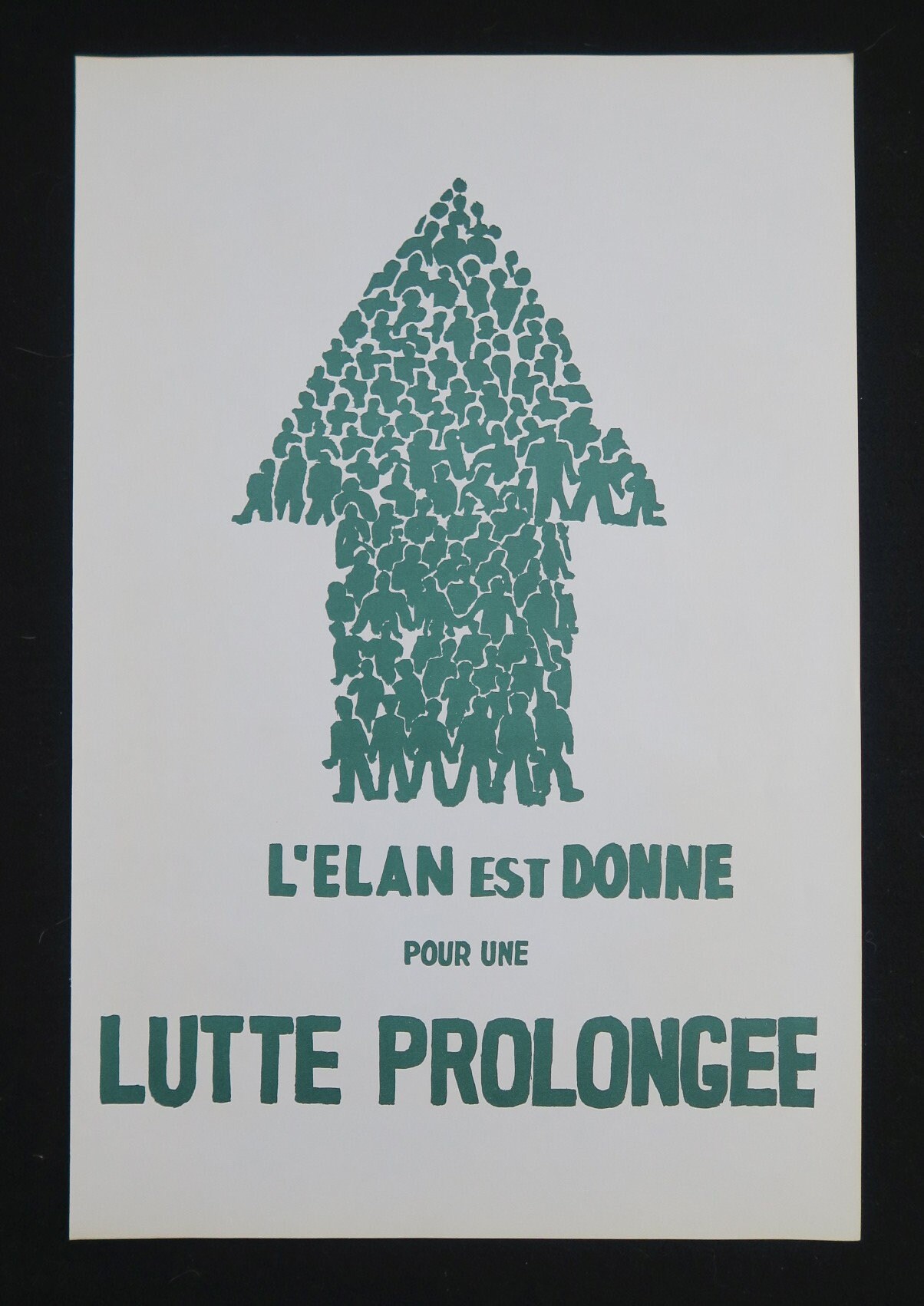 Affiche Mai 68 - L'élan Est Donné Pour Une Lutte Prolongée Poster May 1968