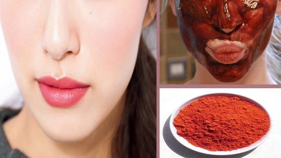 Original Pure Red Sandalwood Powder Red Chandan 100 Etsy