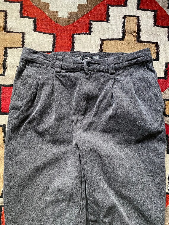 1990s gap salt and pepper pants measured 32”x30” - image 1