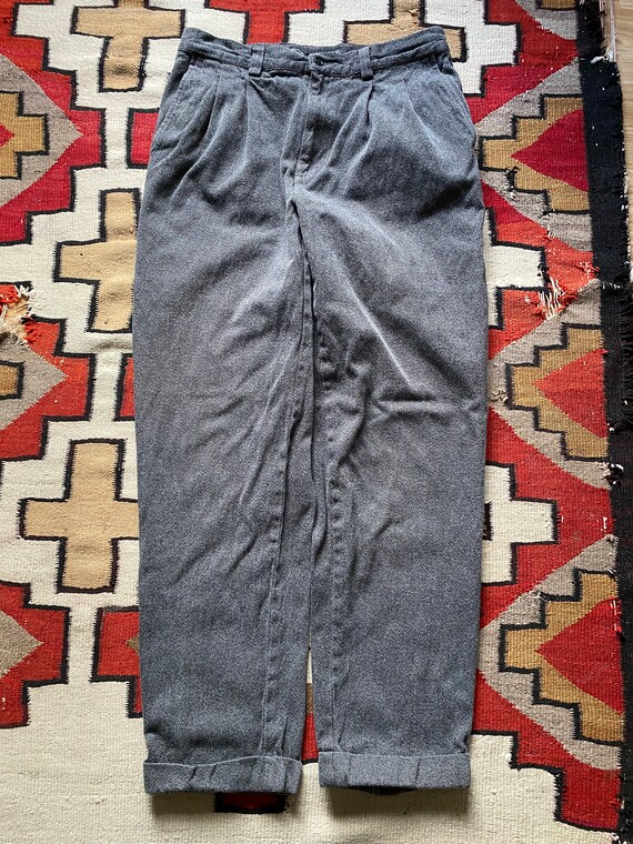 1990s gap salt and pepper pants measured 32”x30” - image 2