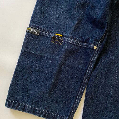 1990s Ralph shops Lauren baggy jeans chaps measured 32”x29”