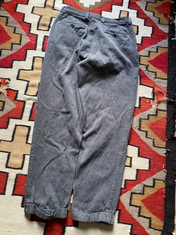 1990s gap salt and pepper pants measured 32”x30” - image 4