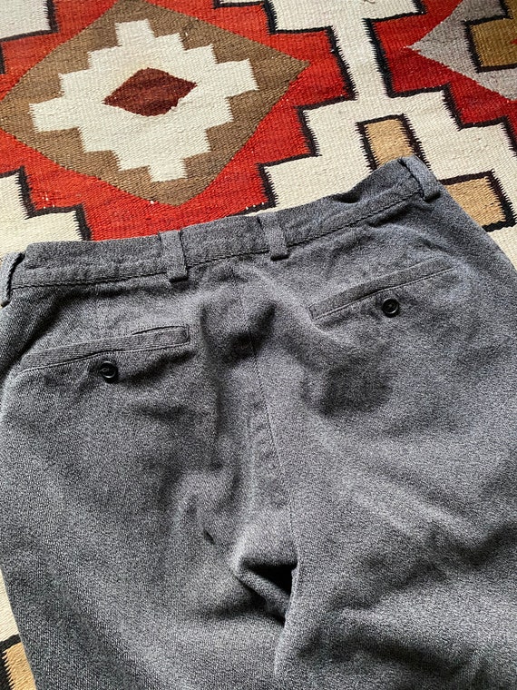 1990s gap salt and pepper pants measured 32”x30” - image 3