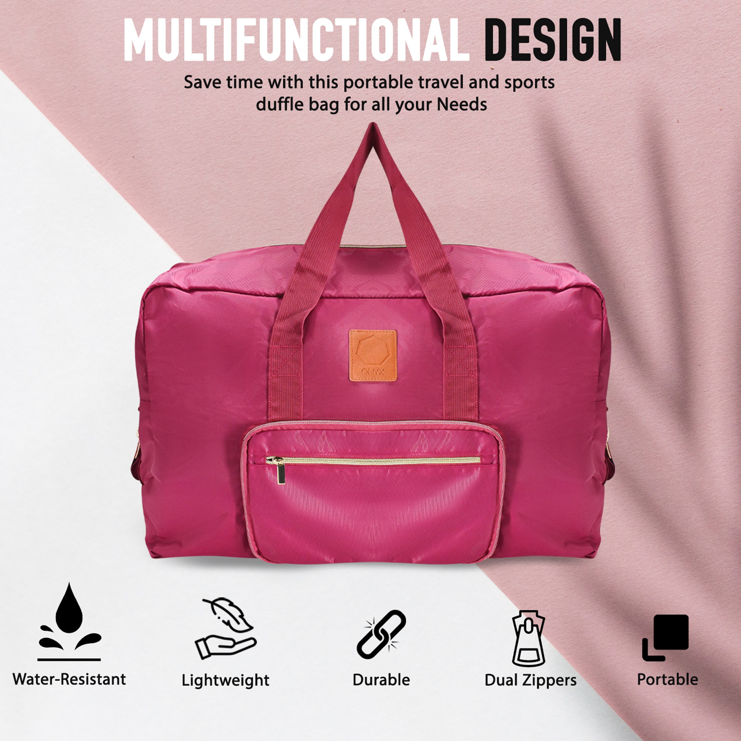 Foldable Collapsible Weekender Bag Women Travel Bag Sports Etsy