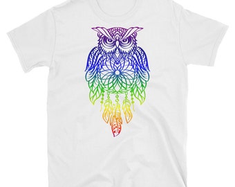 Eule Shirt Kaffee Shirt Mit Wutenden Eule Design Eule T Etsy
