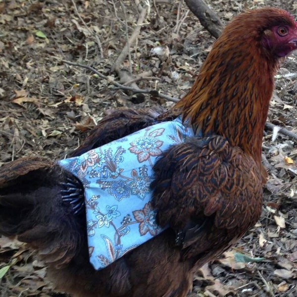 Standard Hen chicken saddle/apron Denim backed LF sturdy