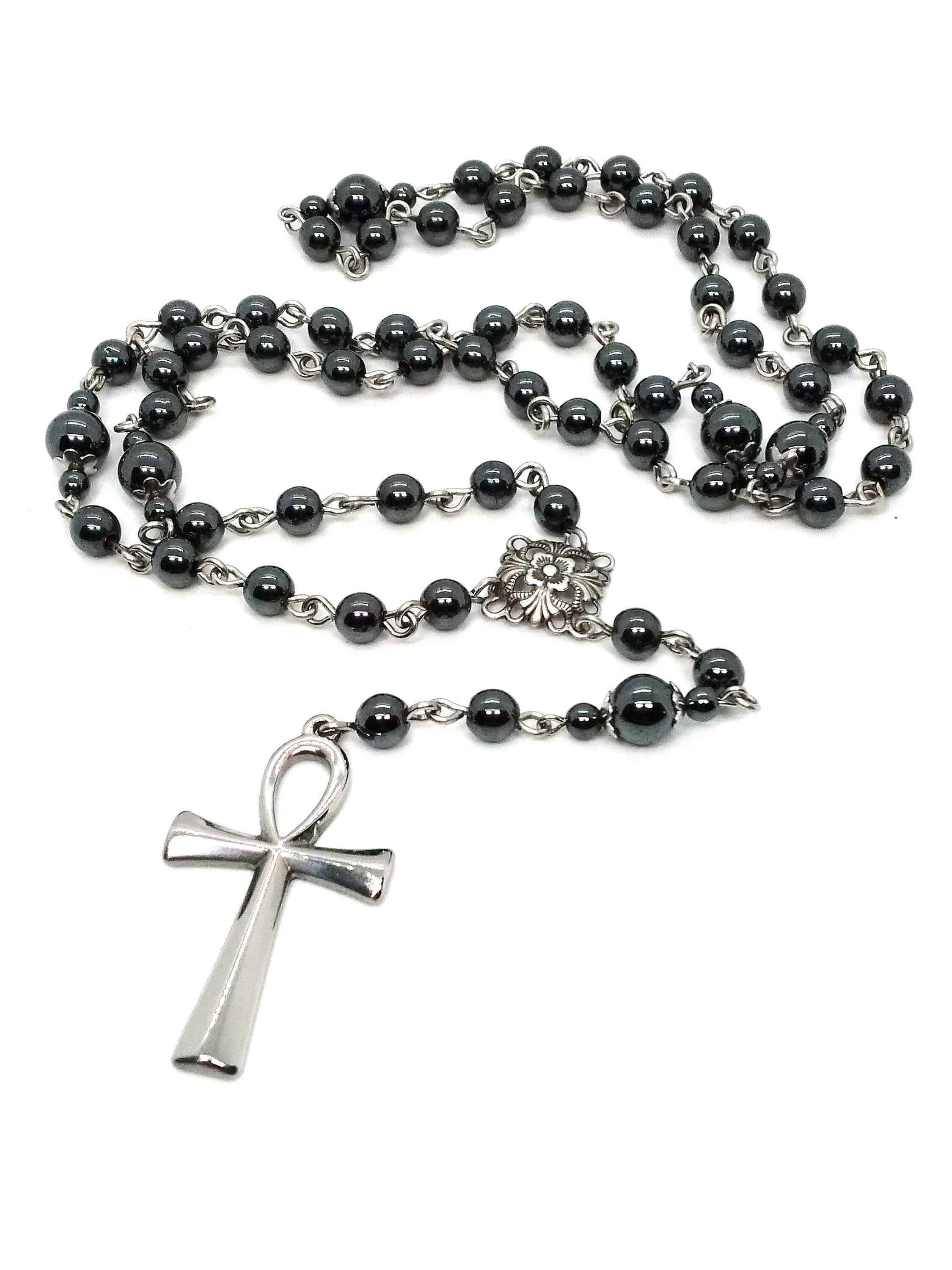 Gothic 2024 rosary necklace
