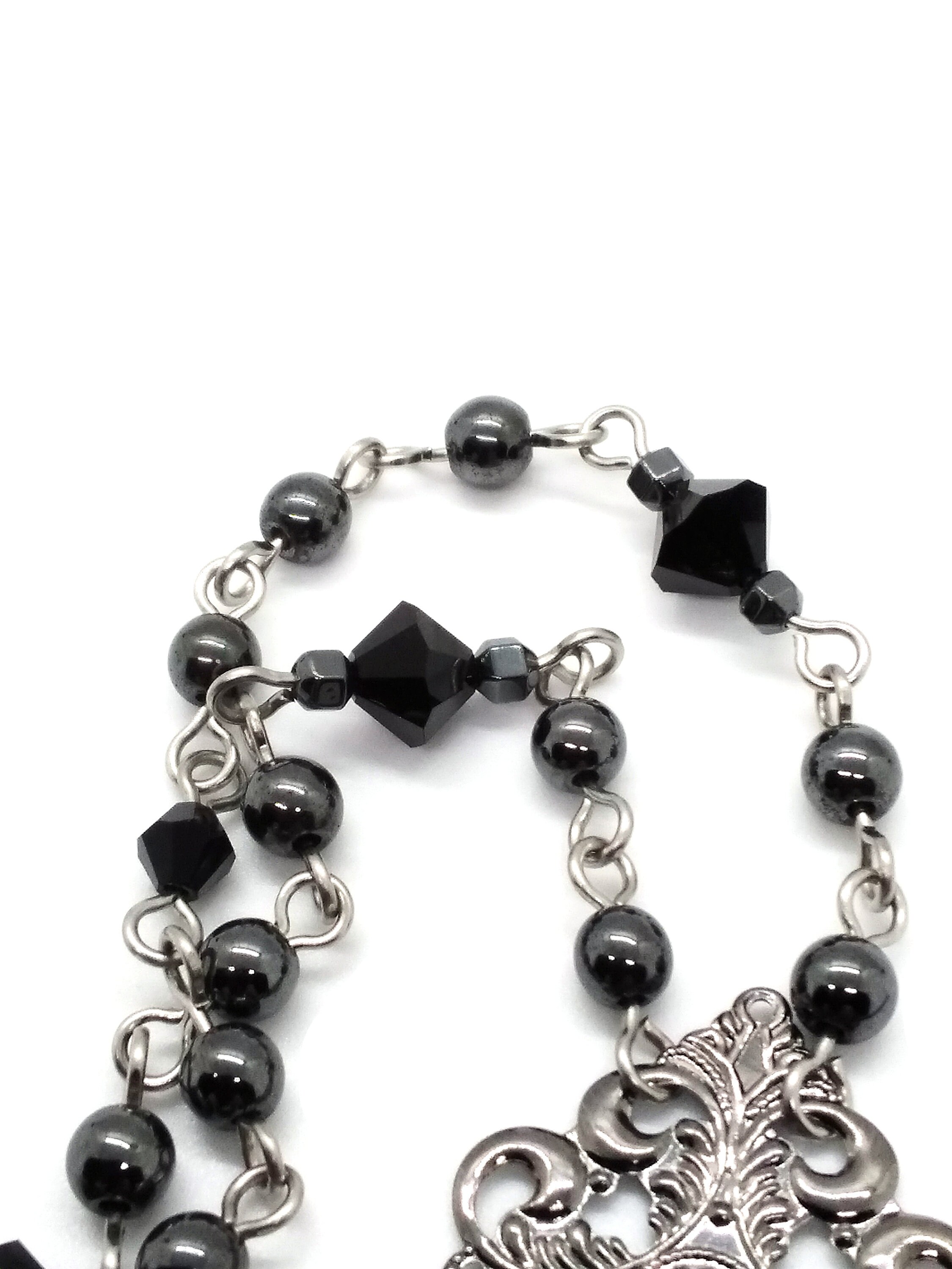 Goth Locket Necklace. Large Black Locket Necklace. Gothic Etsy