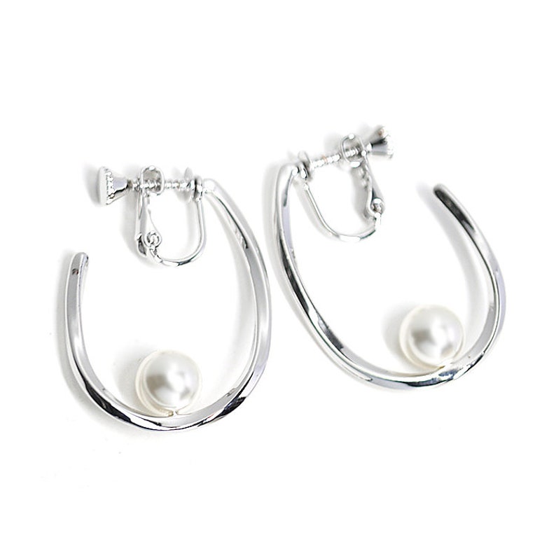 34mm Drop Non Pieced Earrings\uff08Pin\uff09 Jewelry Making Wedding Matte Rhodium Plated Brass 2pcs abe04