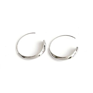 2PCS / Choose the Color / 31mm Circular Hook Earrings, Jewelry Making, Daily, Minimalist, Modern, Simple, Nickel Free, Brass image 6