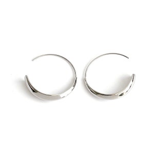2PCS / Choose the Color / 31mm Circular Hook Earrings, Jewelry Making, Daily, Minimalist, Modern, Simple, Nickel Free, Brass image 5