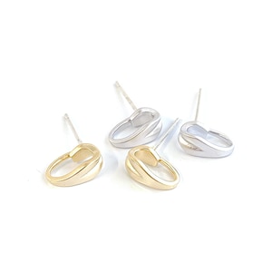 2PCS / Choose the Color / Simple Earring, Jewelry Making, Nickel Free, Brass, Minimalist, Modern, Daily