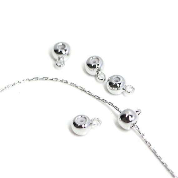 4mm Ball Stopper For Chains / Slider / Basic Supplies / Etsy