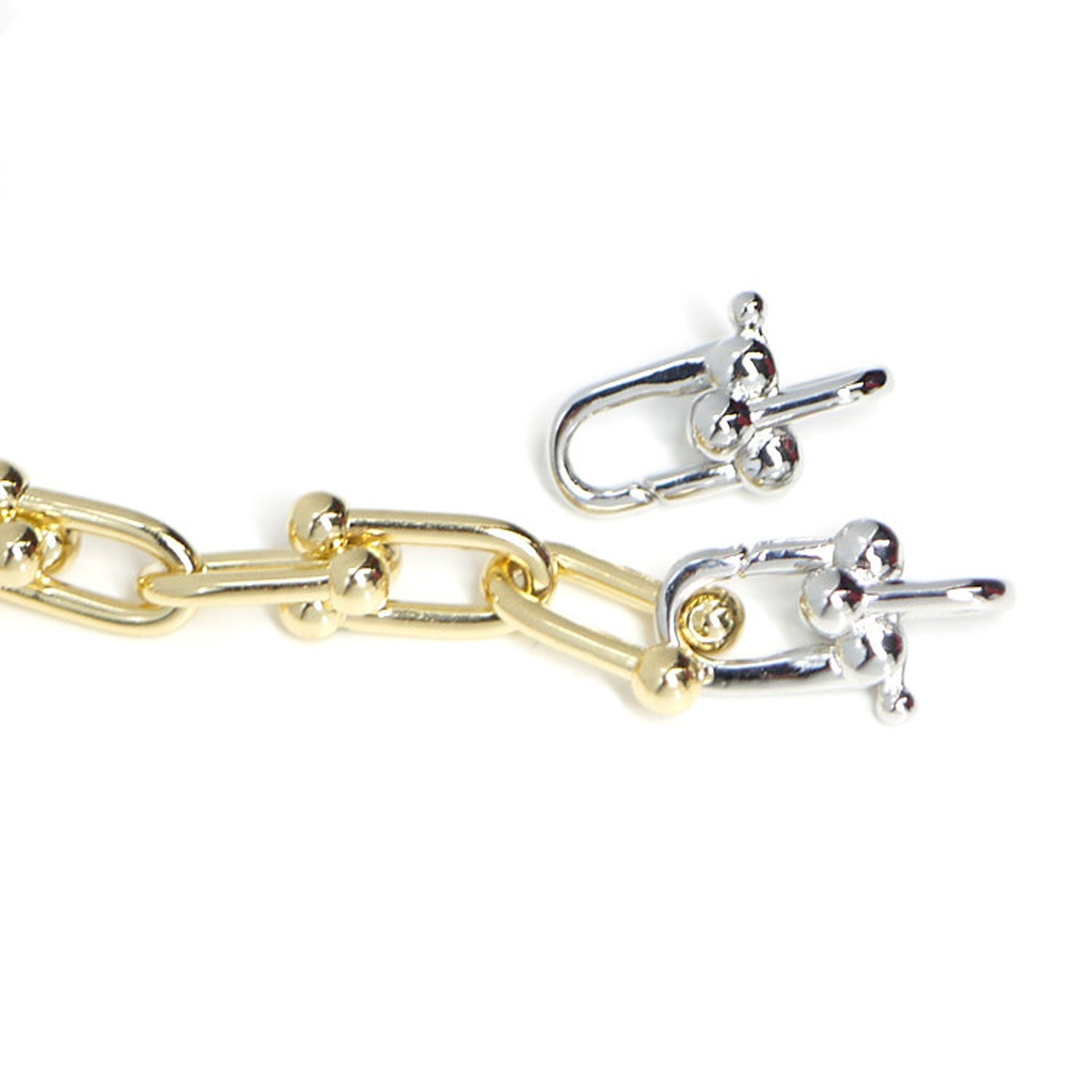 Gold Chain Clasps / Basic Supplies / Fastener / Nickel Free / Etsy