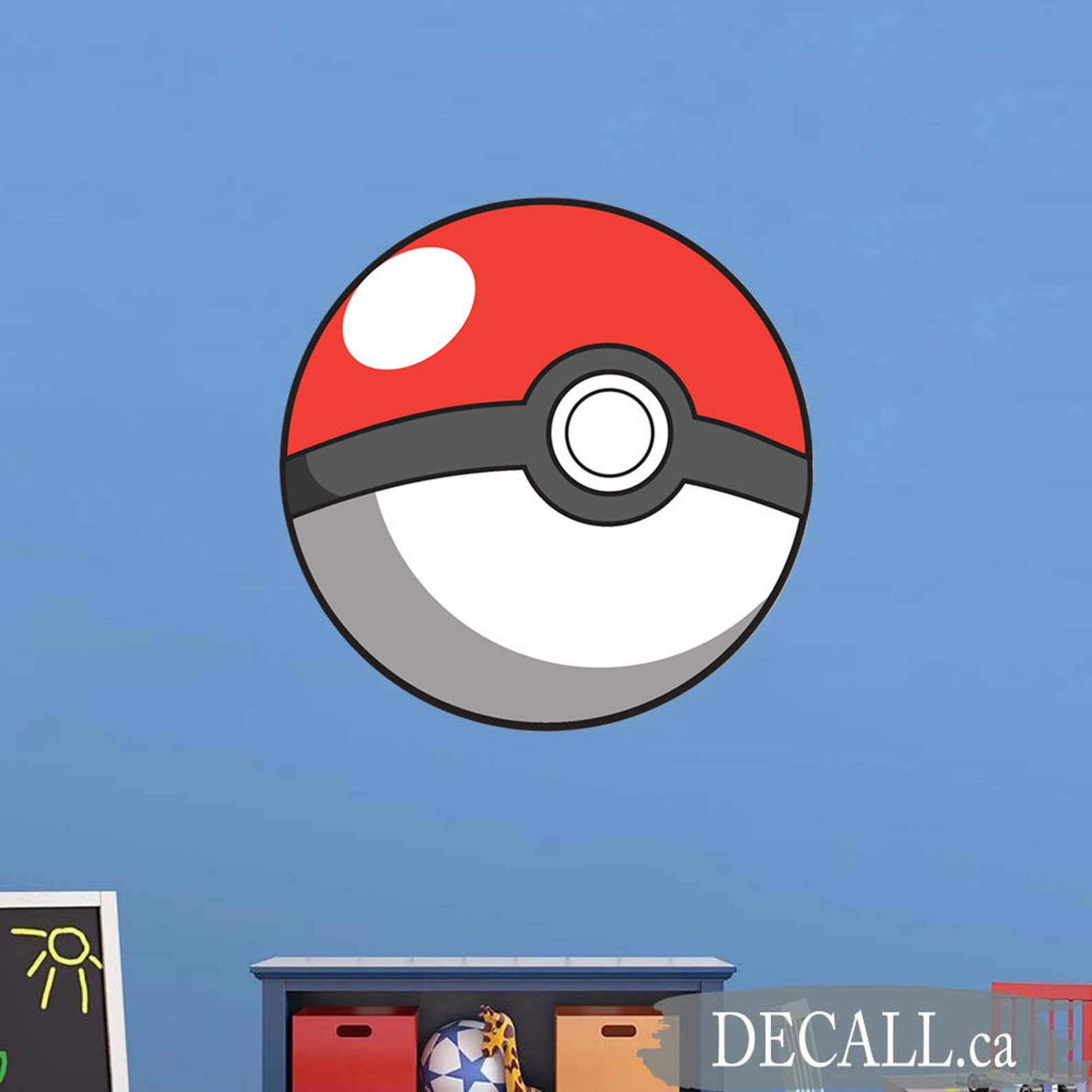 Pokemon Ball Poke Ball Wall Decals Peel & Stick Reusable Etsy