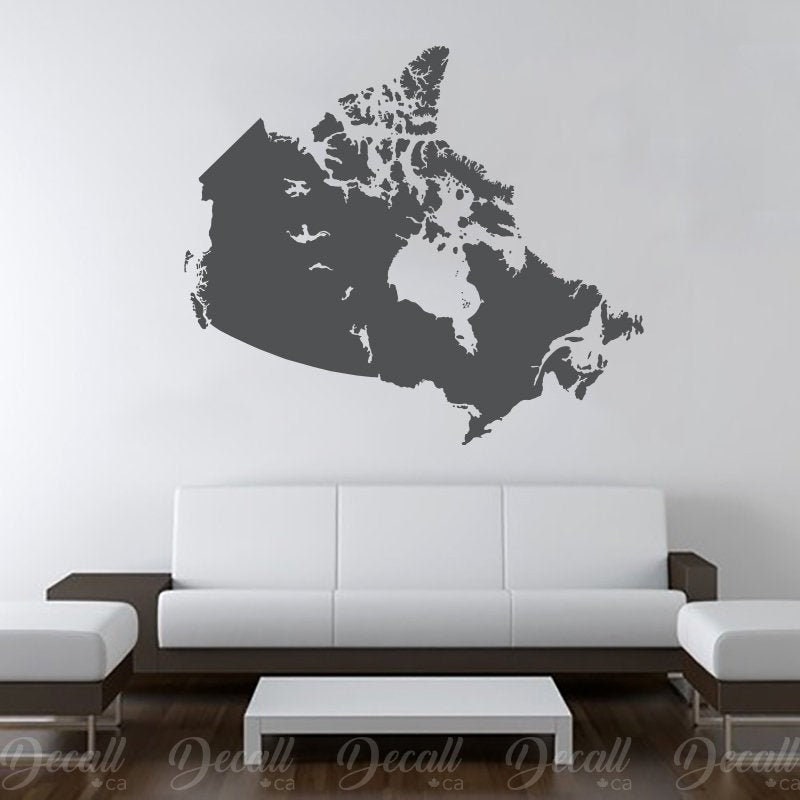 Removable Vinyl Wall Decal Map Of Canada Sticker S09101 - Are Vinyl Wall Decals Removable Removable Vinyl Wall Decal Map Of Canada Sticker S09101 - Are Vinyl Wall Decals Removable