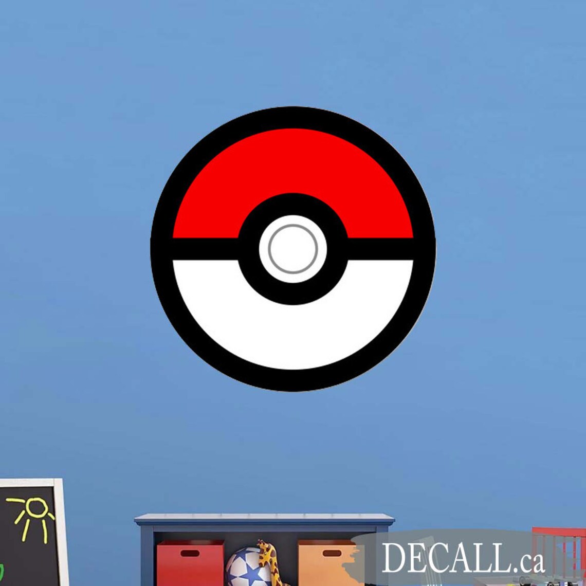 Pokemon Ball Poke Ball Wall Decals Peel & Stick Reusable Etsy