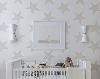 Peel and Stick, Removable Star Wall Stickers - Star Wall Decals - Removable Star Stickers - Star Wall Decals - Vinyl Decals - D043