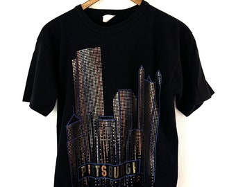 90s Michou Shiny Downtown Pittsburgh T-Shirt