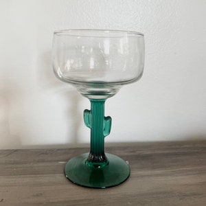 Vintage Cactus Margarita Glass