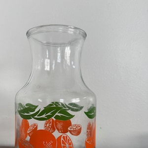 Vintage Anchor Hocking Orange Juice Carafe
