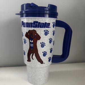 Vintage Penn State Whirley Travel Thermos Mug