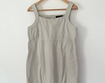 90s Express Khaki Jumper Dress