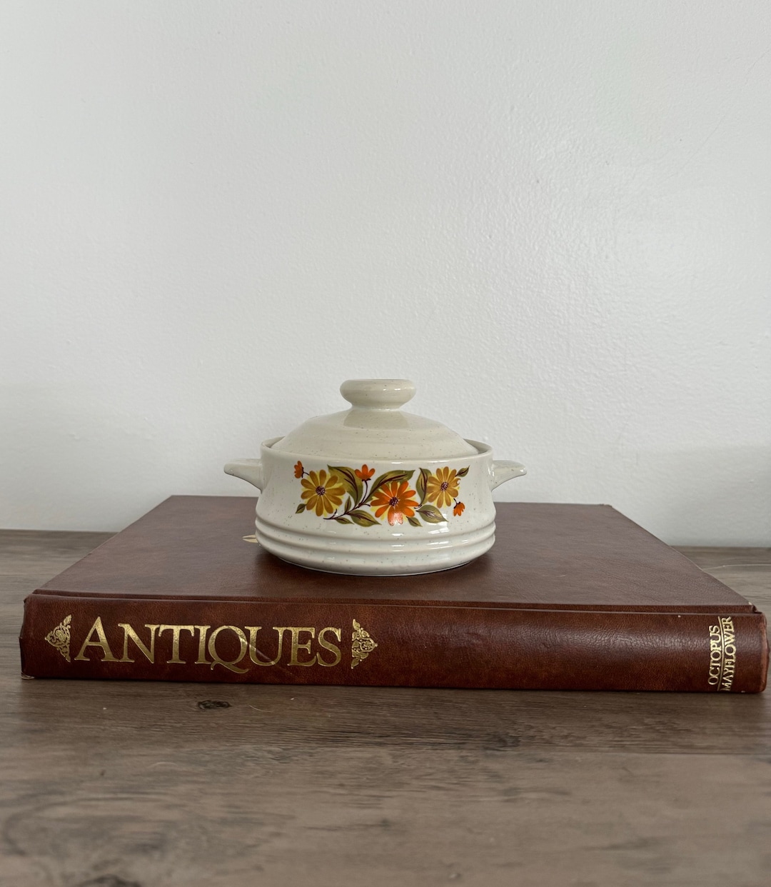 70s Capri Bake Serve and Store Small Floral Baking Dish With Lid Etsy