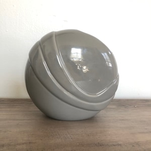 Vintage 1985 Inarco Ceramic Gray Art Deco Vase