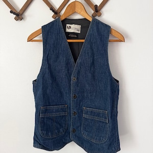 Vintage Levis Panatela Sportswear-denimvest uit de jaren 70