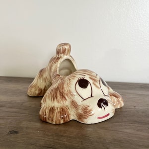 Vintage Hand Painted Dog Planter