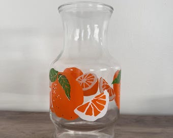 Caraffa per succo d'arancia Anchor Hocking d'epoca
