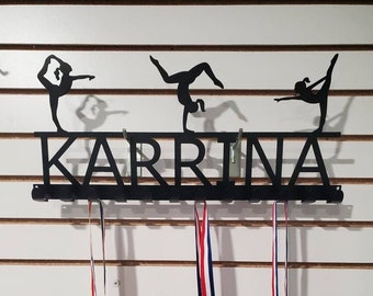 Soporte para medallas de gimnasia, exhibidor de medallas de gimnasia, soporte para medallas, colgador de pared para medallas, estante para medallas, soporte para medallas de gimnasia, personalizado