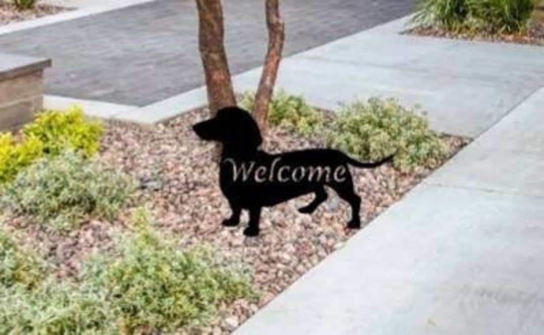 Dachshund Sign Dachshund Yard Art Dachshund Wall Etsy