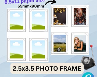 Plantilla para hacer imanes de 2,5 x 3,5, máquina de imanes de 65 x 90 mm, maqueta de imán de 65 x 90, plantilla de foto de imán de refrigerador, plantilla para hacer imanes, canva