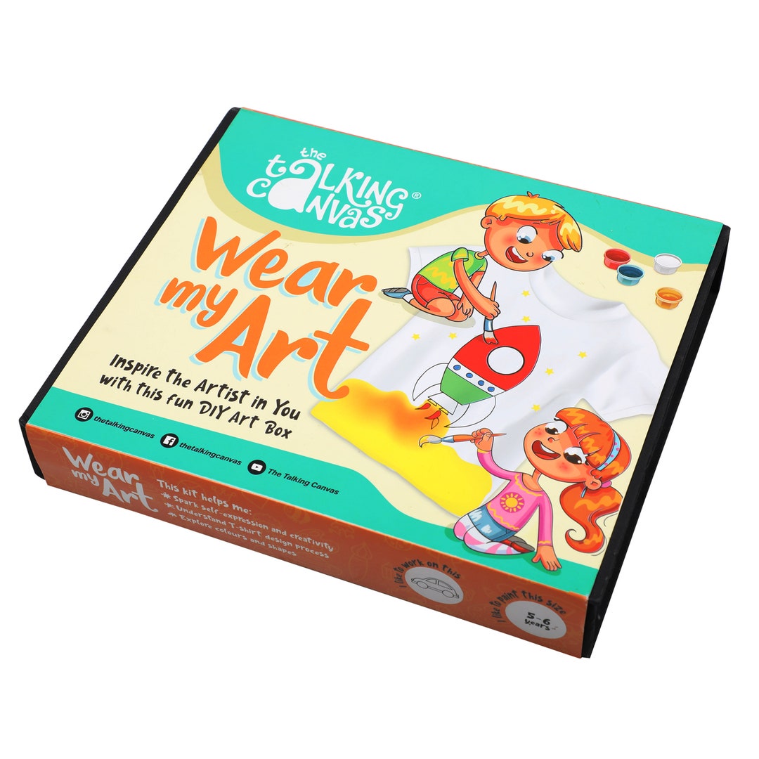 DIY Tshirt Painting Kit for Kids Fun Tshirt Art Kit for Etsy