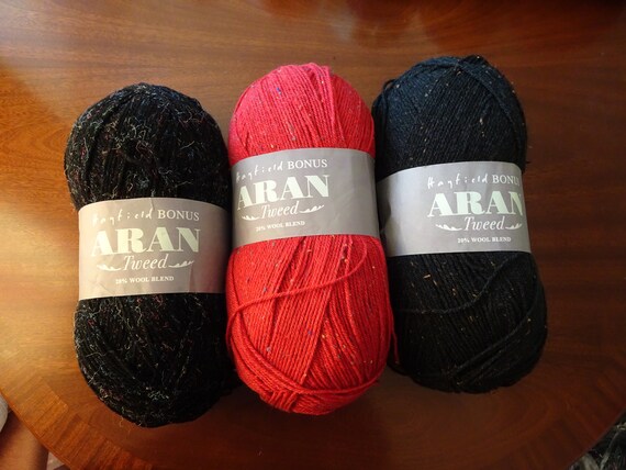 hayfield tweed aran