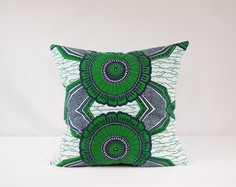 African Wax Print Decorative Pillow Cover