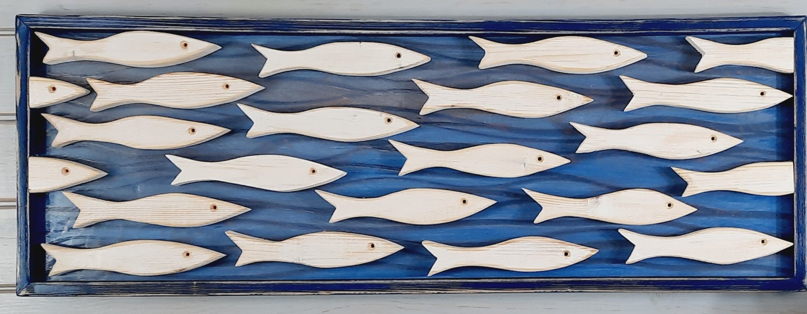 Minnow FishFish Wall Decor Framed Fish Art Wooden Beach Decor Etsy