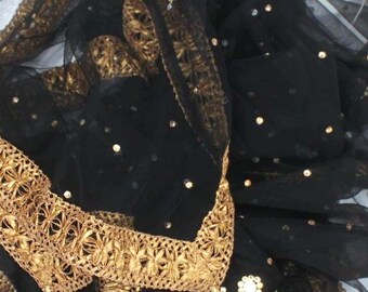 dupatta for black dress
