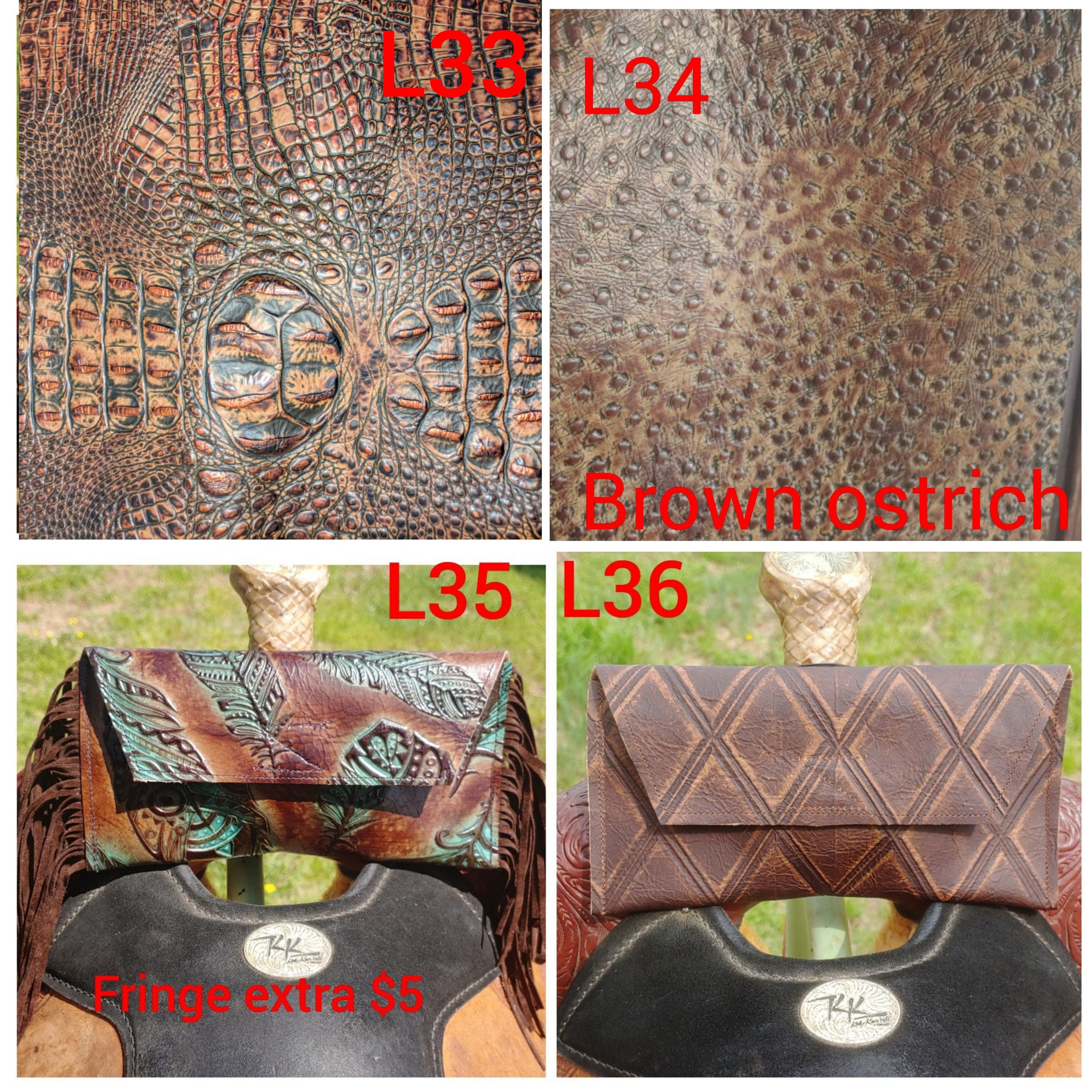 Leather Saddle phone holder Saddle sack Pommel bag phone pouch Western phone case