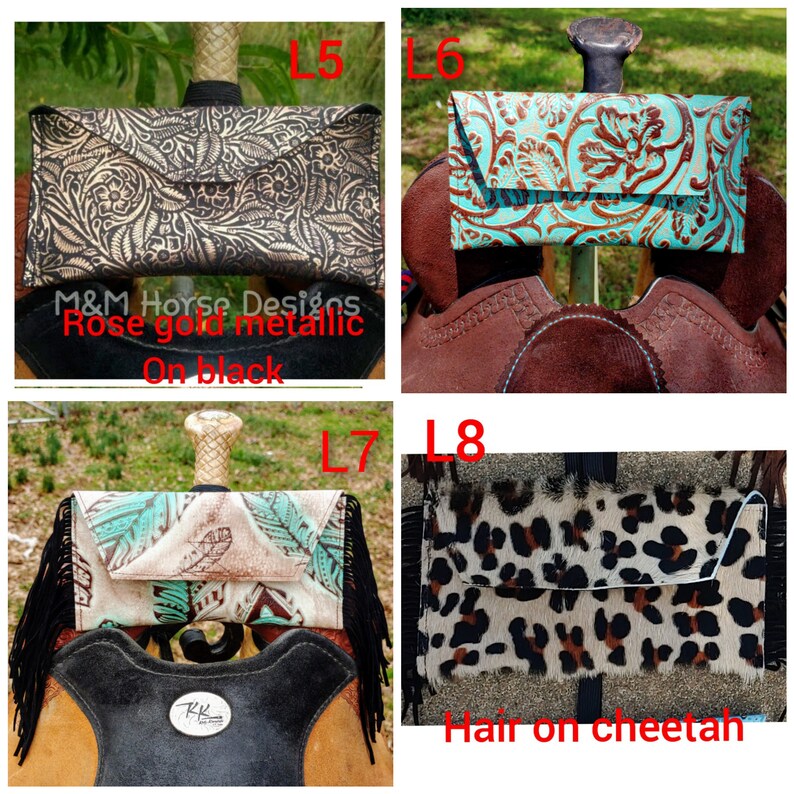 Leather Saddle Cell Phone Holder Caseread Description Etsy