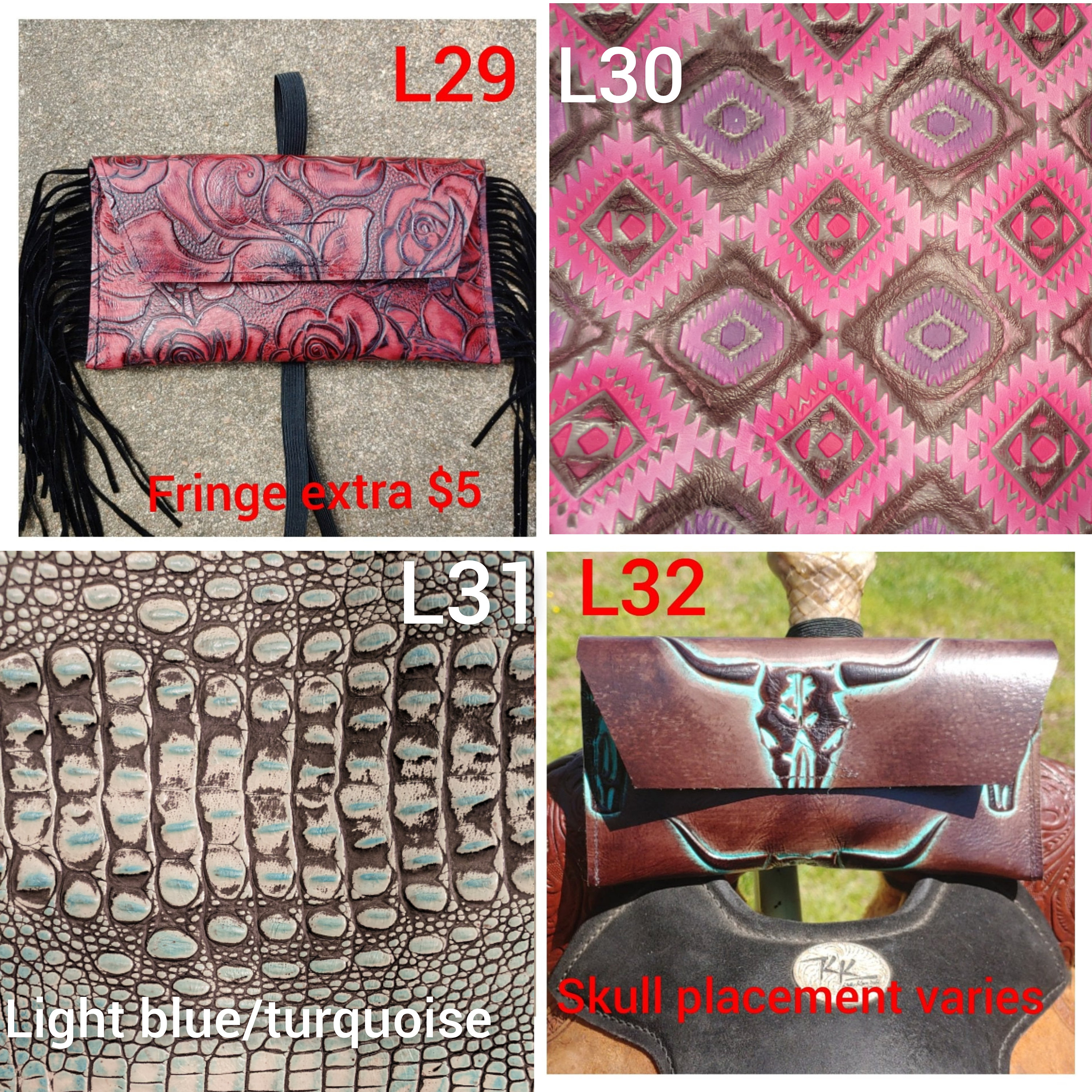 Leather Saddle phone holder Saddle sack Pommel bag phone pouch Western phone case